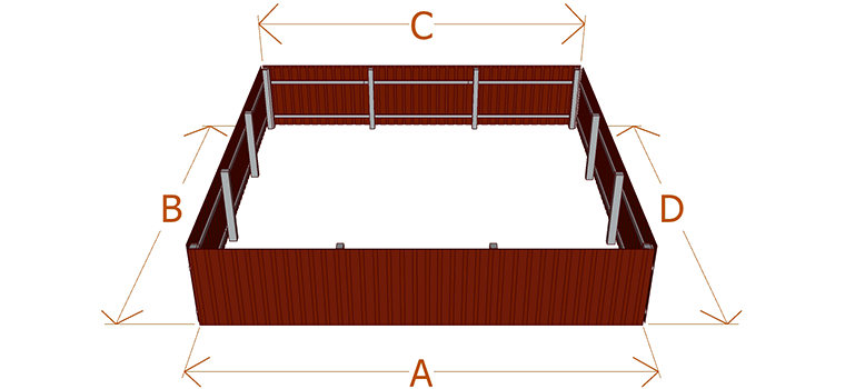 забор из профнастила